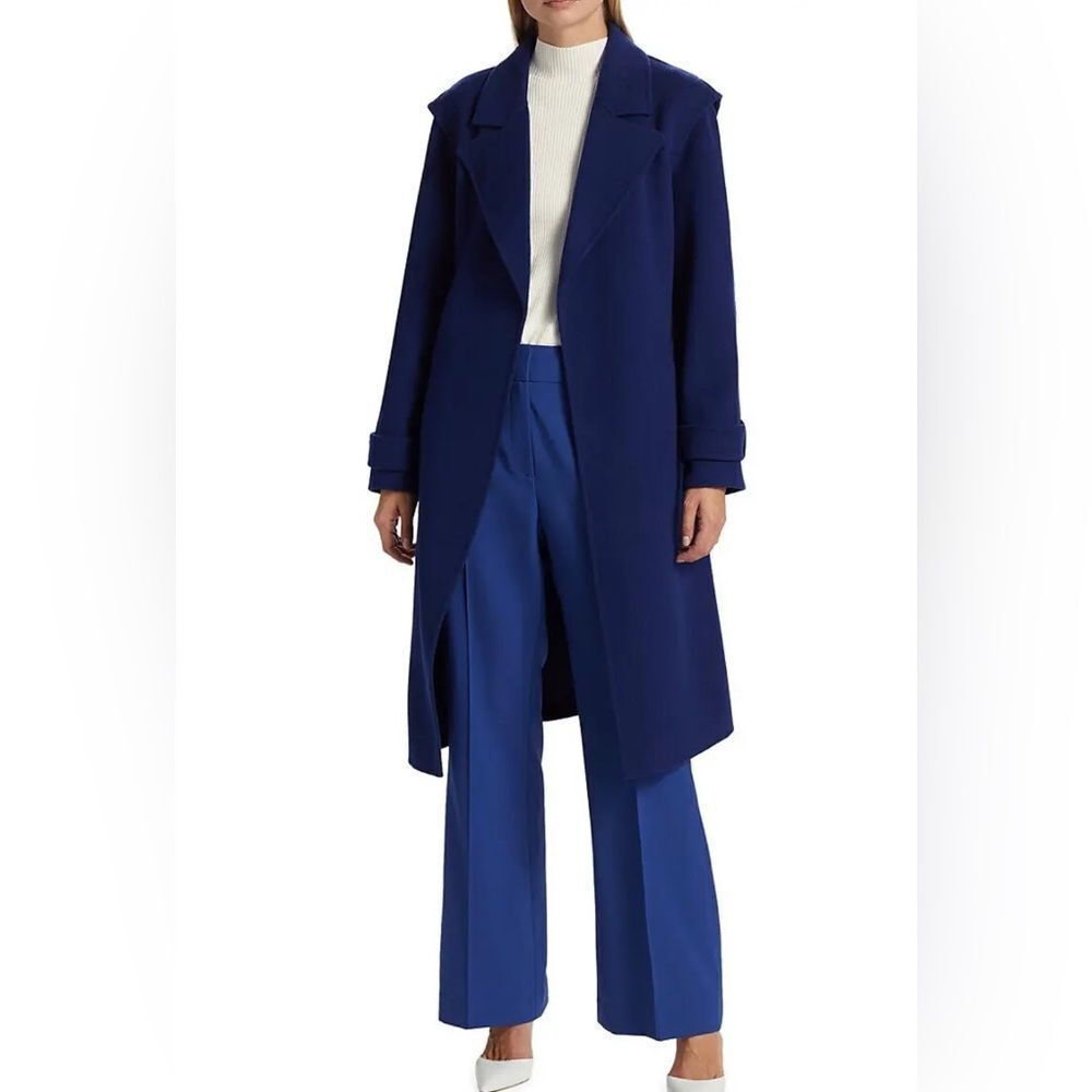 ELIE TAHARI Wool-Blend Coat size XL